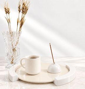 سینی هولدردار دکوری تزئینی MA-002 | JCHK-16700