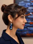 گوشواره نمدی دریا | JCHK-16725