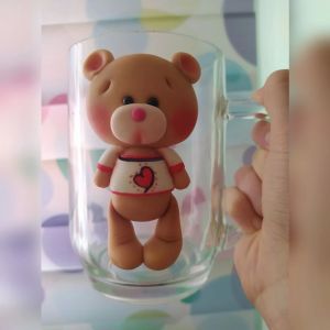 ماگ پلیمری طرح خرس | JCHK-3396