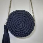 کیف گرد تریکو بافت | JCHK-4559