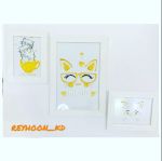 تابلوی دکوراتیو گربه | JCHK-1575