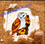 تابلوی کوبیسمی جغد | JCHK-1841