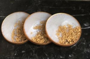 زیرلیوانی رزینی دست ساز | JCHK-4574