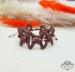 دستبند مکرومه 4 سنگ | JCHK-5643