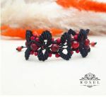 دستبند مکرومه طرح برگ | JCHK-5649