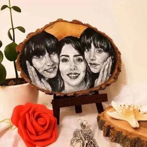 نقاشی روی چوب مهسا