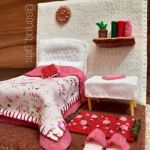 دکوری رومیزی نمدی | JCHK-2176