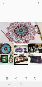 گالری رزین مینا کاری نقطه کوبی