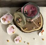 شمع دست ساز همرا با درب فلزی | JCHK-3426