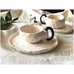 فنجون و پیش دستی سرامیک | JCHK-2917