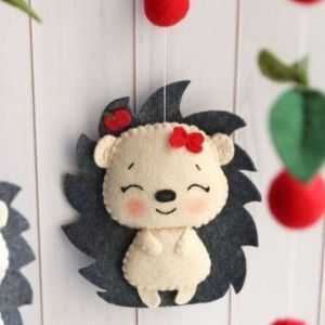 آویز نمدی دست‌ساز | JCHK-2558