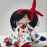 عروسک روسی دختر گل گلی | JCHK-4440