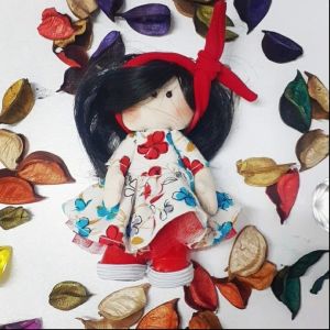 عروسک روسی دختر گل گلی | JCHK-4440