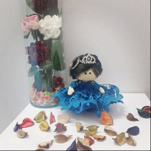 عروسک روسی دختر کوچک آبی | JCHK-4443