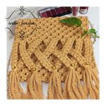 کیف دوشی مکرومه دخترونه | JCHK-3813