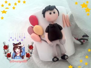 ماگ خمیرچینی پسرانه | JCHK-4598