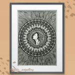 تابلو دکوراتیو ماندالا | JCHK-3834