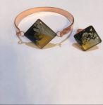 دستبند و انگشتر لوزی ابروبادی | JCHK-2471