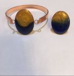 نیم ست بیضی دورنگی | JCHK-2481