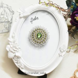 سنجاق یقه جواهردوزی | JCHK-2989