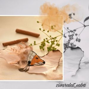 سنجاق سینه روباه جواهردوزی | JCHK-3021