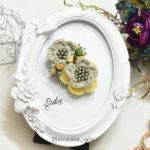 سنجاق سینه طرح گل جواهردوزی | JCHK-3035