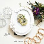 سنجاق سینه طرح گل جواهردوزی | JCHK-3035