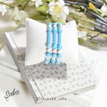 دستبند سنگ فیروزه زنانه کد 7 | JCHK-3074