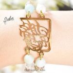 دستبند طرح شعر زنانه کد 8 | JCHK-3906