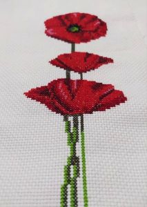 شماره دوزی گل شقایق | JCHK-3213