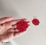 گوشواره قرمز | JCHK-6357