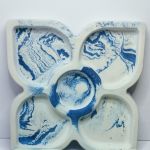 اردو خوری سنگی مدل گل چهار پر  | JCHK-6304