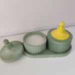 قندان،شات شمع بتنی | JCHK-6348