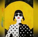 نقاشی دختر آفتاب | JCHK-3357