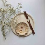 ست صدف و سینی دایره | JCHK-6377