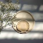 ست صدف و سینی دایره | JCHK-6377