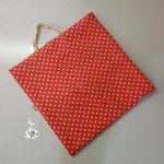 کیف خرید نان قرمز خال خالی | JCHK-4394