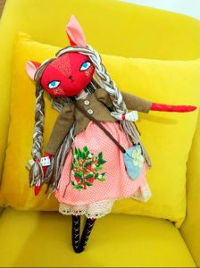 عروسک دخمل روباه | JCHK-4285