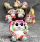 عروسک چشم درشت رنگی رنگی پولیشی | JCHK-6444