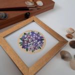 قاب کوچک شکوفه های آبرنگی | JCHK-678