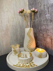 ست استند دکوری سنگی | JCHK-6604