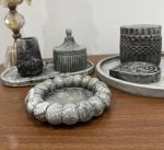 ظروف دکوراتیو سنگ مصنوعی طرح ماربل | JCHK-6614