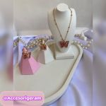 گردنبند پروانه ای | JCHK-6621