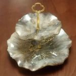 ظرف دو طبقه شیرینی خوری  | JCHK-7685