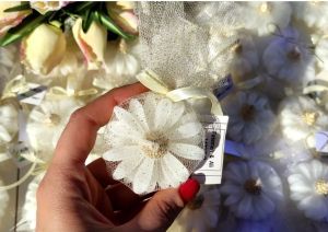 گیفت شمع عروسی گل بابونه | JCHK-6823