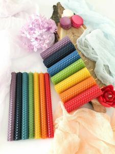 شمع موم عسلی | JCHK-6883